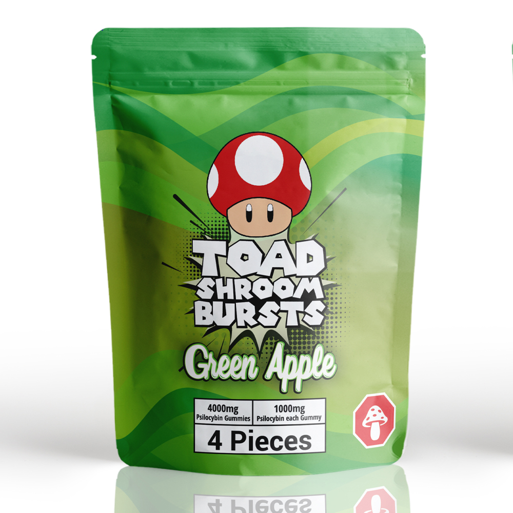 toad-shroom-burts-gummies-canada-green-apple.jpg Toad Shroom Bursts – Green Apple 4000mg - Image 1